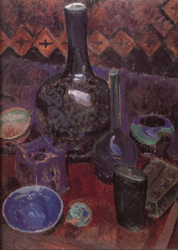 Delaunay, Robert Still life bottle and object